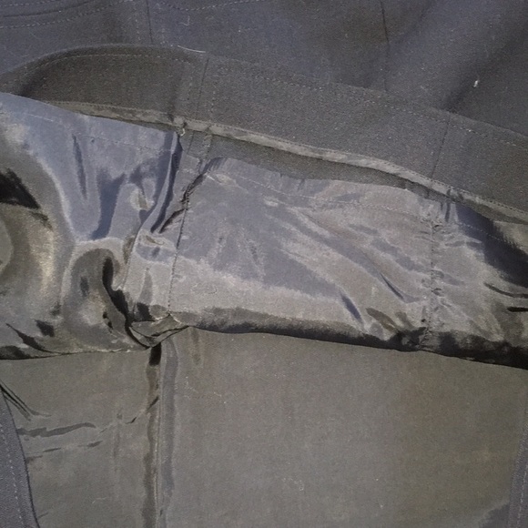 Tory Burch 8 black lined excellent cond dry clean - Picture 5 of 6